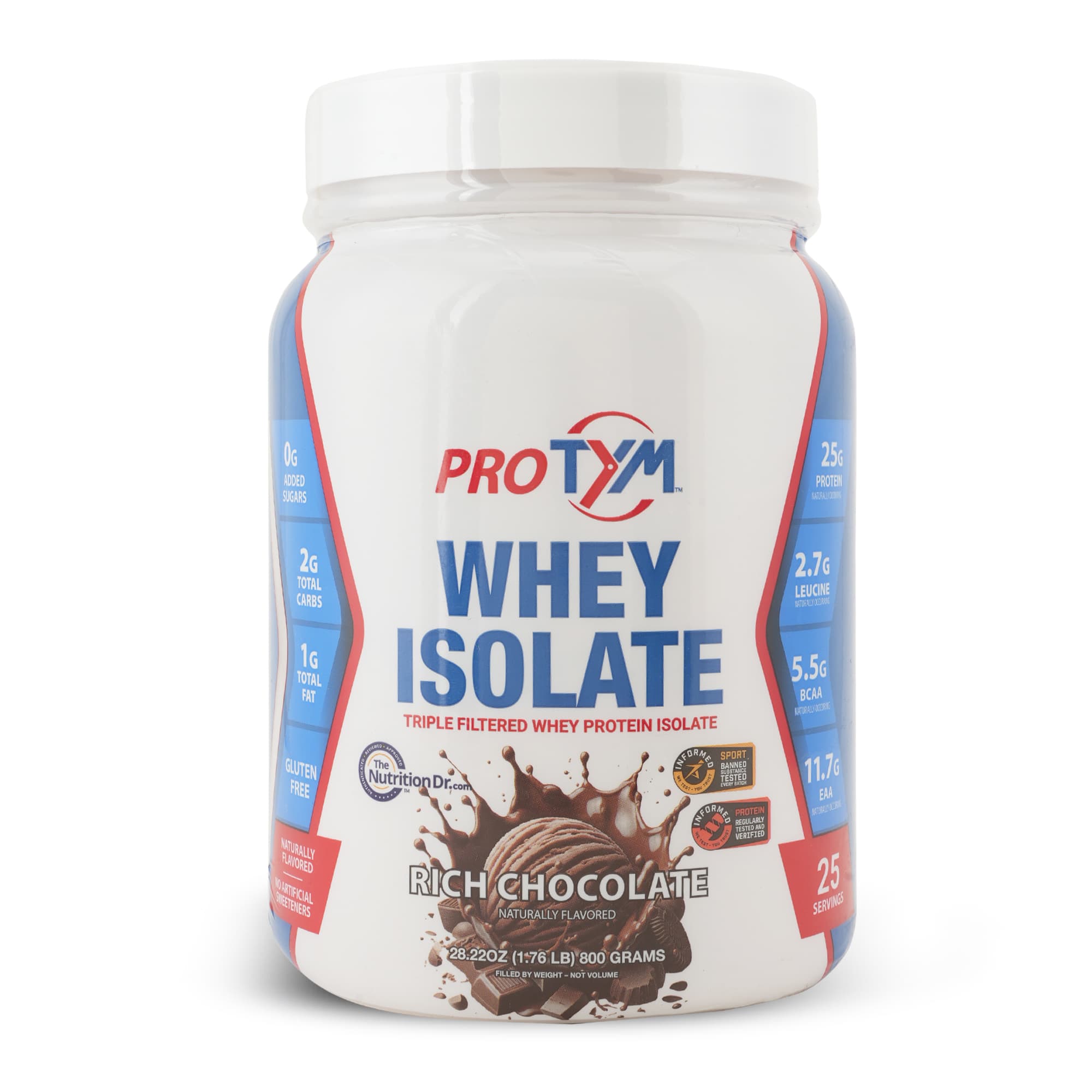ProTYM Whey Isolate · Rich Chocolate
